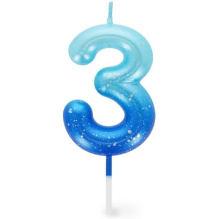 Legami verjaardagskaarsjes nummers groen / blauw - 3
