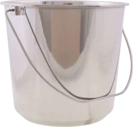 Roestvrijstalen Emmer 10 Liter Lichte Uitvoering