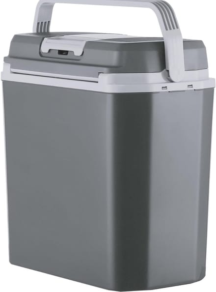 TIM® Elektrische koelbox 12 en 230 volt - Elektrische koelbox - Koelbox - Grijs - 39cm x 56cm x 42cm