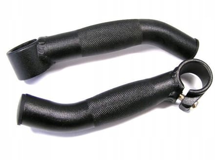 RAION Serie - Lange Zwarte Aluminium Fietshandgrepen