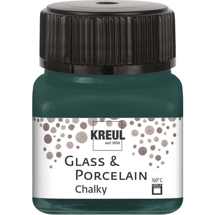 Glasverf - Porseleinverf - Cottage Green - Extra Mat - Chalky - Kreul - 20ml