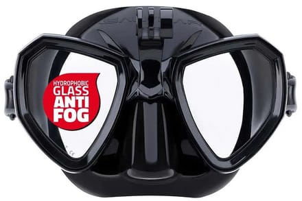 Salvimar Trinity Anti Fog Speervissen Masker Zwart