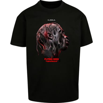 Mister Tee - Flying High Oversize Heren T-shirt - XL - Zwart