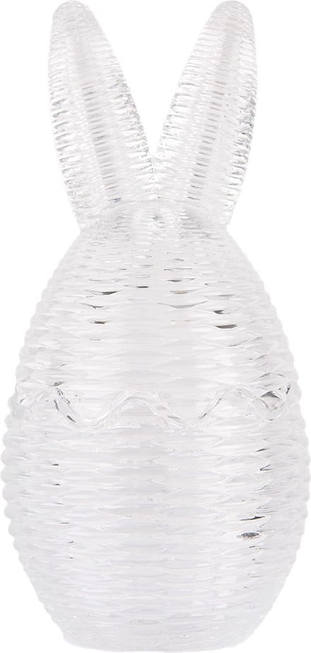 Clayre & Eef Glazen potje Ei Ø 8x17 cm Transparant Glas