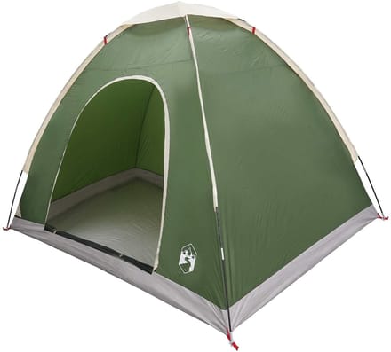 vidaXL - Kamperen - tent - 2-persoons - Groen - 185T - Polyester - met - PU-coating