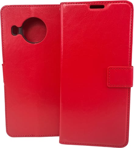 Portemonnee Book Case Hoesje Geschikt voor: Nokia X10 / X20 -  rood