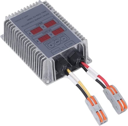 Solar Laadregelaar - MPPT Controller - Zonne-energie Opladen - Instelbare Spanning - 24-85V - Grijs