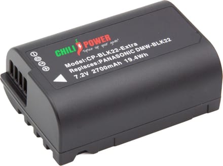 ChiliPower accu DMW-BLK22 voor Panasonic - Extra Power