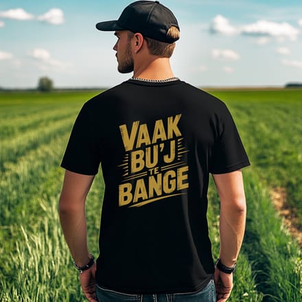 AGRIFANS® Vaak Bu’j Te Bange - Heren T-shirt - S