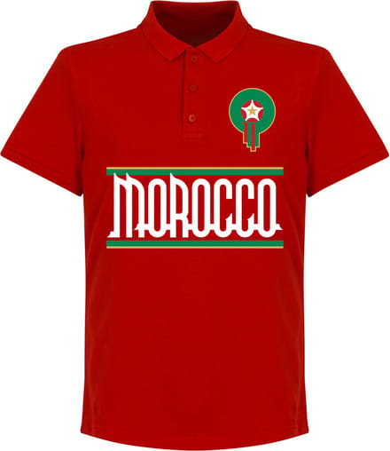 Marokko Team Polo - Rood - L