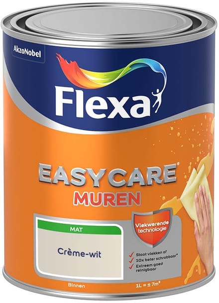 Flexa - Easycare Muren - Crème - Mengverf - 1 L