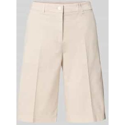 Wide leg korte broek met persplooien, model 'STELLA BERM'