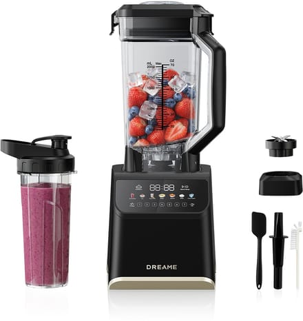 Dreame BlendLogic™ Blender | 2000W | iDetect™ AI | 9 Programma's | BPA-vrij | 2L + 700ml - Zwart