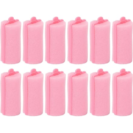 12 stuks Schuim Spons Haarroller Professioneel Thuis Salon Draagbaar Zacht Haar Kruller Styling Tool wit