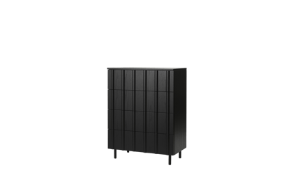 Normann Copenhagen Rib ladekast - soft black