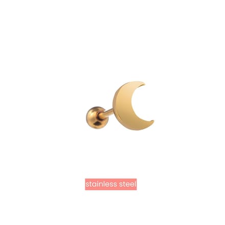 Bijoutheek Oorknoppen Moon Goud