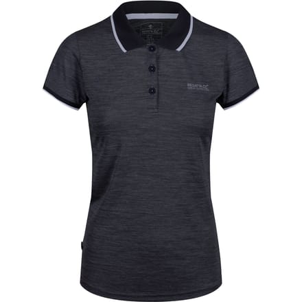 Regatta Dames/dames Remex II Polo Hals T-Shirt (Zwart)