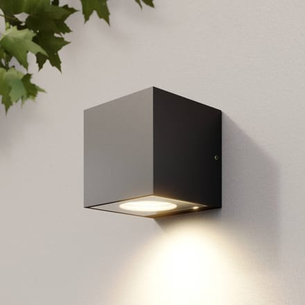 Arcchio LED buiten wandlamp Tassnim, 1-lamp, antraciet, IP65
