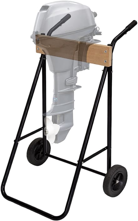 Buitenboordmotor trolley - 100 kg - zwart