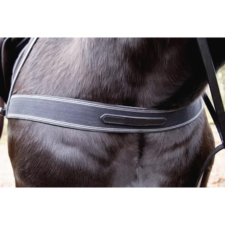 Elastische jachtcollier voor paard T de T