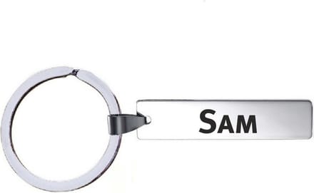 Sleutelhanger Met Naam - Sam - RVS
