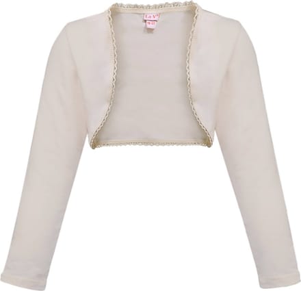 La V Bolero meisje zandkleur (Beige) 140-146