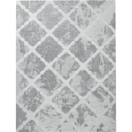 Binnen- en buitenkleed Stylo grijs  60x100 cm