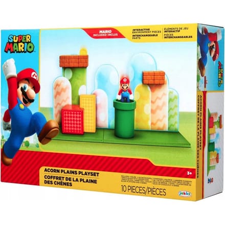 Jakks Pacific 85991-PKR1 Super Mario Mockup Acorn Speel Set - Speelfiguren