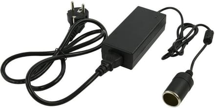 ProPlus Omvormer 230V -12V Stekker naar Sigarettenaansteker Autoplug 60W 5A Converter Transformator