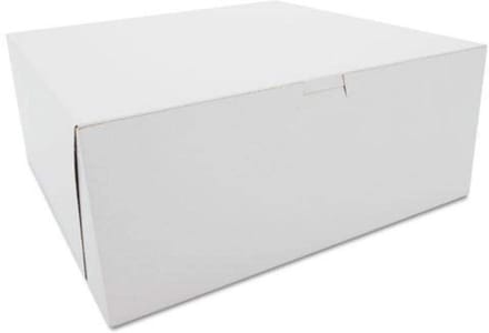 Professionele Taartdozen Wit Kraft Karton Zonder Venster - Set van 100