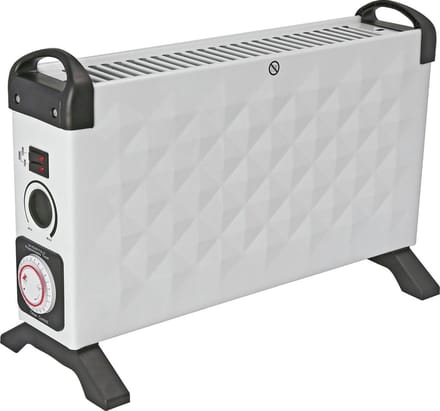 Challenge Diamond 2kW Convectorverwarmer | electrische verwarming met Timer