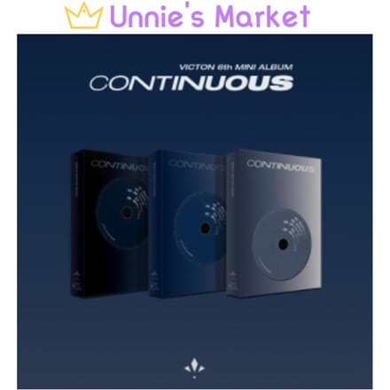 VICTON [CONTINUOUS] 6e Mini Album Random,No poster black