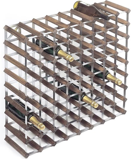 RTA Wineracks - Wijnrek Verzinkt - Donker eiken - 72 flessen