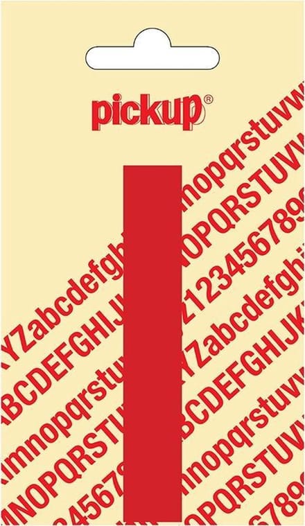 Pickup plakletter Nobel 90 mm rood I - 31022090I