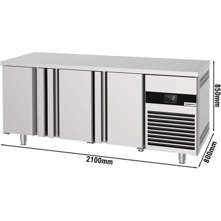GGM Gastro Bäckereikühltisch PREMIUM - 2100x800mm - mit 3 Türen