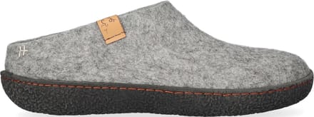 Tofvel - Slipa Wolvilt Instap Pantoffels Marbled Light Grey - Maat 37