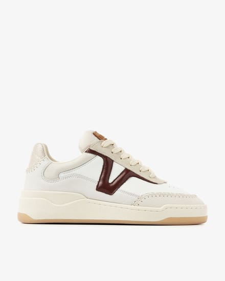 VIA VAI Sam Olivia Sneakers Dames - Leer,Su�de,Textiel - Rood