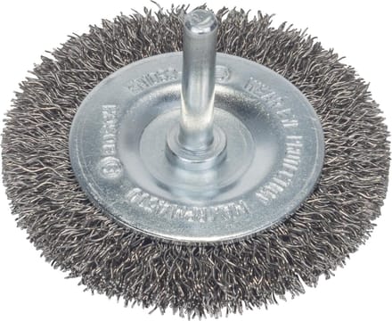 6MM SCHIJFBORSTEL 70 GEGOLFD 0.3 INOX