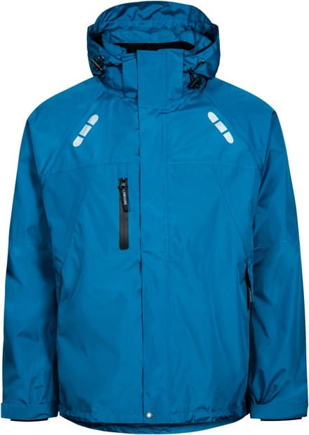 Blauwe ademende regenjas van Lyngsøe Rainwear XXL