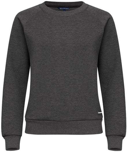 Cutter & Buck Pemberton Crewneck Dames 358423 - Antraciet Melange - 38/M