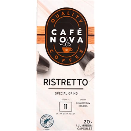 Koffiecups ristretto sterkte 11
