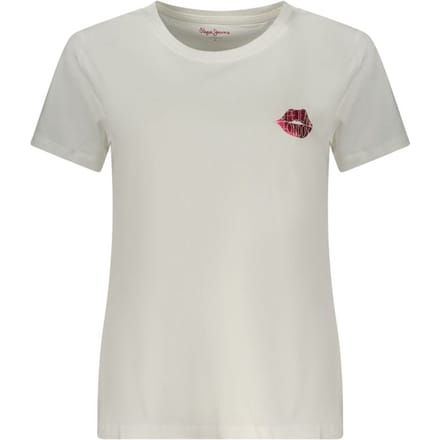 Pepe Jeans Brule T-shirt Met Korte Mouwen Wit XS Vrouw