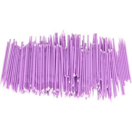 Lot de 200 cotons-tiges pour cils greffés, micro-applicateurs, pinceaux de maquillage, violet violet