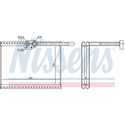 Verdamper, airconditioning NISSENS 92324