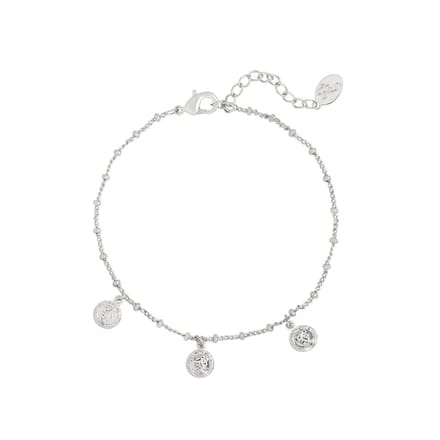 Jomide Armbandje Zilver Cute Coins - Dames