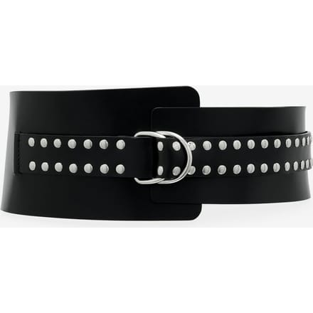 IRO Paris Reyna Studs Obi Belt Black/ Studs Taglia: 75 | Cinture Outlet | Donna | Nero
