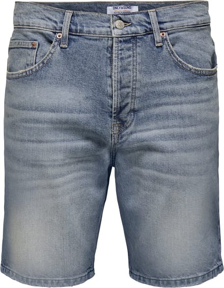 ONLY&SONS - ONSEDGE PER LBT 6966 DOT DNM SHORTS NOOS - Heren - Bermuda shorts