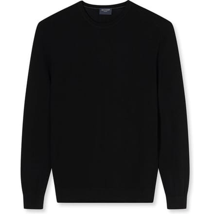 Olymp Trui O-Hals Wol Zwart - Maat M - Heren - Pullovers