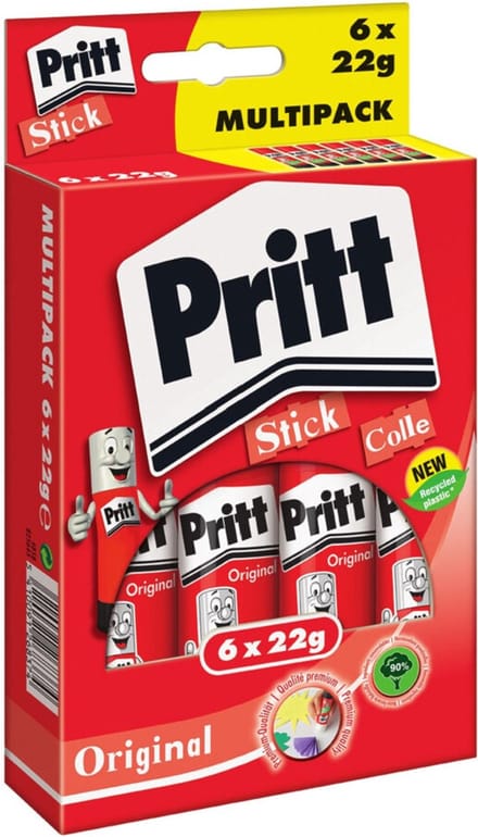 12x Pritt Plakstift Original 6 x 22 gr