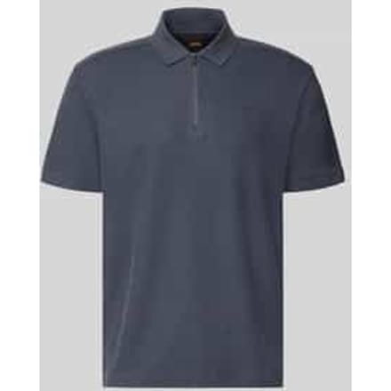 Regular fit poloshirt van 100% katoen model 'Pe_RibNylon'